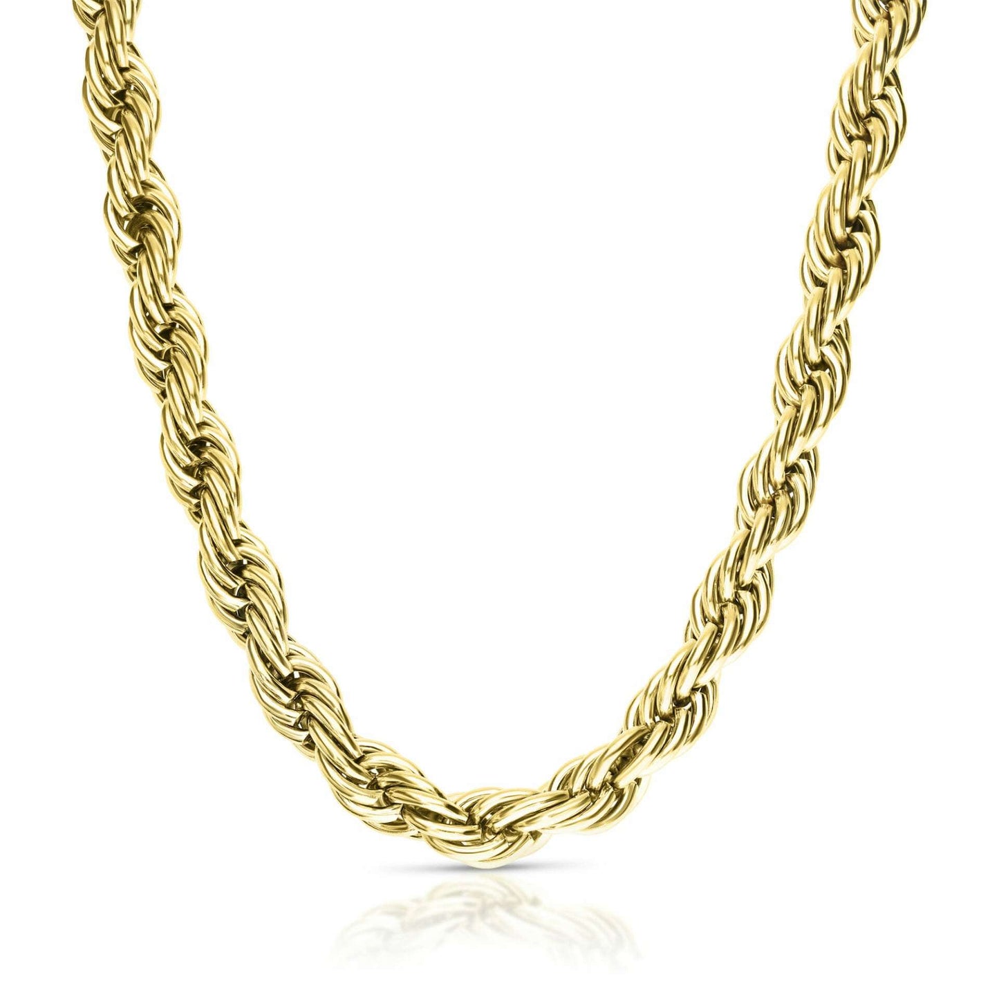 ROPE GOLD - שרשרת חבל בציפוי זהב 18 קראט