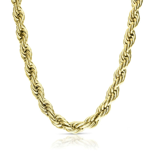 ROPE GOLD - שרשרת חבלים מצופה זהב 18 קראט